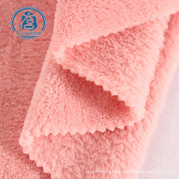 velvet fabric 100% polyester coral fleece fabric